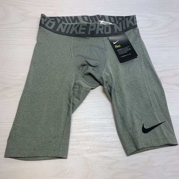 Nike Pro Compression Pants Mens S Dri-Fit 3/4 Training Tights 838063-091 - Picture 1 of 5